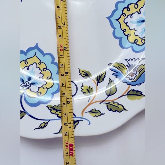 The Longaberger Company. Earth and Sky serving dish . Beautiful floral design . - Picture 13 of 14